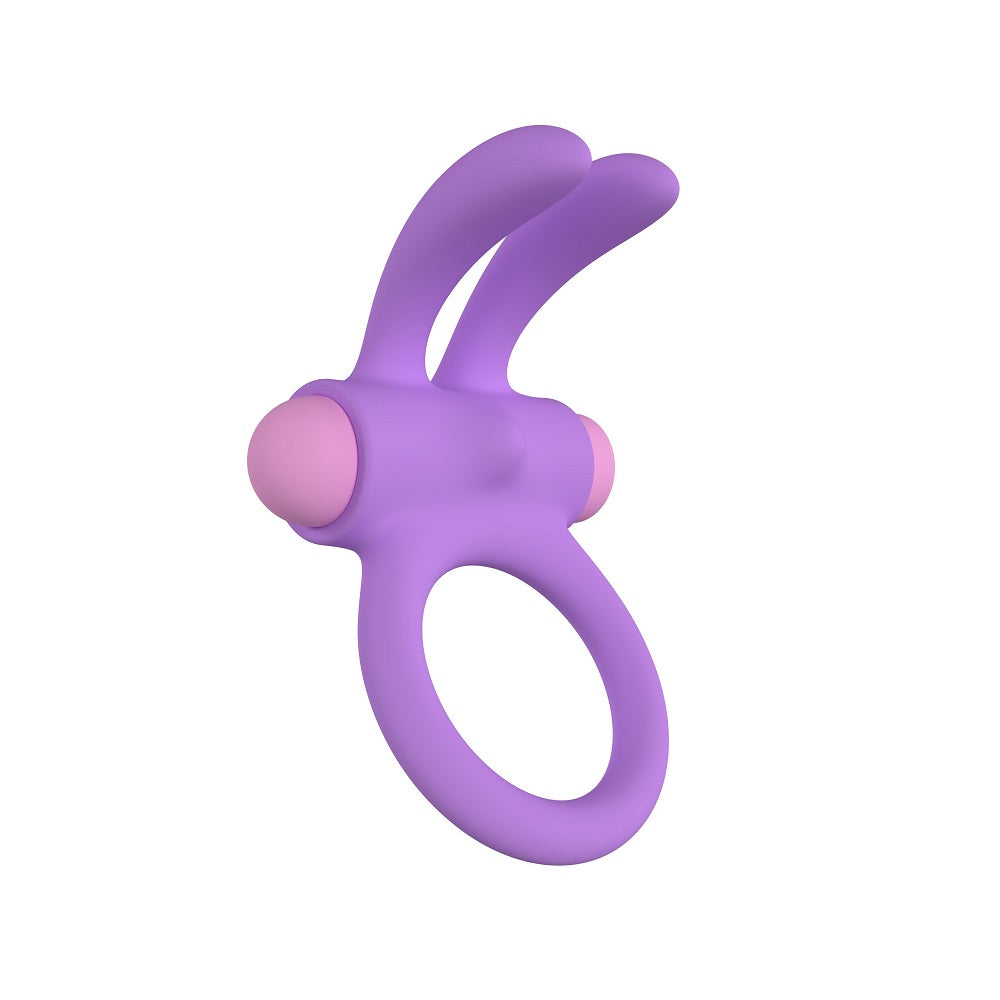 Party Color RINY Remote Control Rabbit Cock Ring Purple